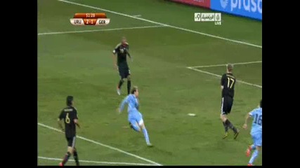 World cup 2010 Уругвай 2:1германия (forlan) 