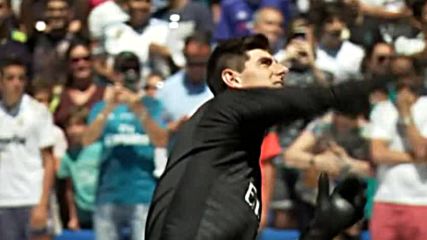 Първите стъпки на Тибо Куртоа на "Сантиаго Бернабеу"