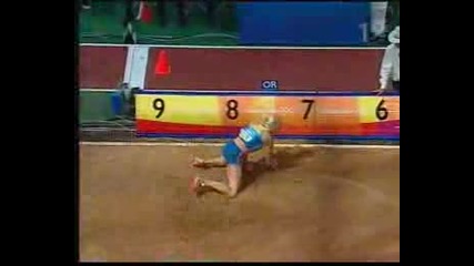 Carolina Kluft Long Jump