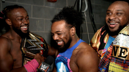 The New Day react to Kofi Kingston becoming WWE Champion: WWE.com Exclusive, April 7, 2019
