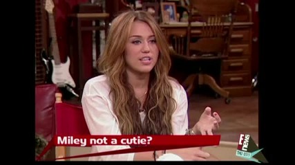 E! News (miley talks Hannah Montana ending) 