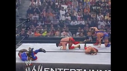 Backlash 2003 Team Angle vs Chavo & Eddie Guerrero [ Tag team championship] 2/2