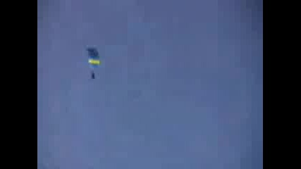 Скок от самолет без парашут! 