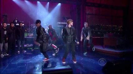 Justin Bieber sings Baby (david Letterman Live) Hq 