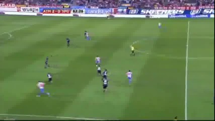 Atletico Madrid Vs Sporting Gijon 4 - 0 - All Goals & Match Highlights - August 30 2010 - [hq]