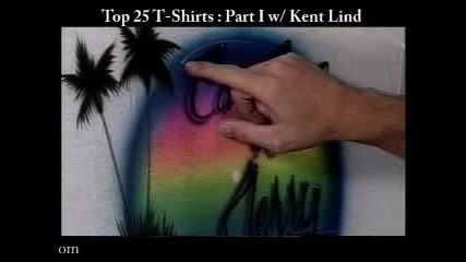 Top 25 T - Shirt Designs Part I - Airbrush Dvd.