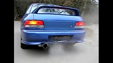 Дори И Бог Мълчи Пред Звука На Subaru Impreza Gt ! 