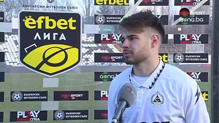 Кристиан Стоянов е Играч на мача Славия - Ботев Пловдив