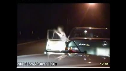 Stolen Pick Up Rams Patrol Car