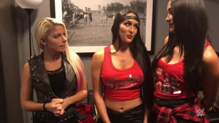 The Bella Twins surprise Alexa Bliss with some words of encouragement: SummerSlam Diary