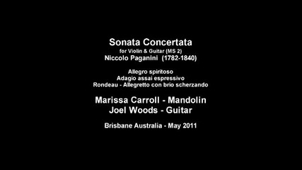Sonata Concertata - Paganini - Mandolin and Guitar - 3