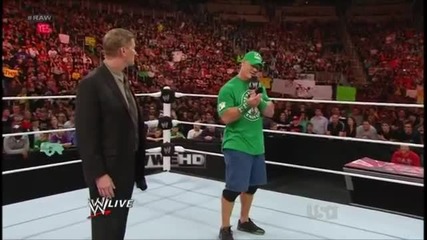 Wwe Raw 14.5.2012 John Cena Makes Fun Of Mr John Laurinaitis