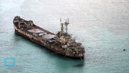 Philippines Reinforcing Rusting Ship On Spratly Reef Outpost