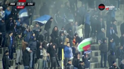 Левски поведе на Славия