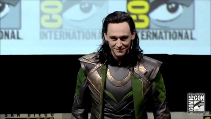 Loki Takes Hall H Sdcc 2013 Comic Con Full appearance!