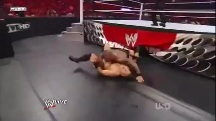 Randy Orton - Snap Scoop Powerslam At The Outside