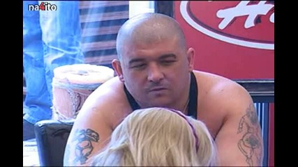 Ели И Веселин Спорят За Детето - Big Brother F 10.04.2010 