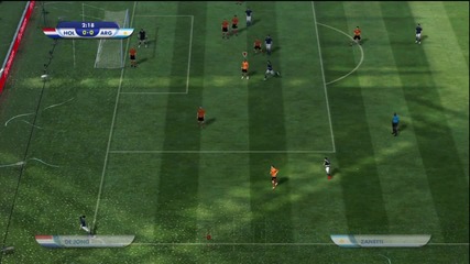 Fifa World Cup 2010 Holland Vs Argentina gameplay 