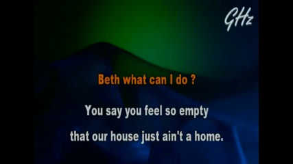 Kiss - Beth - Karaoke