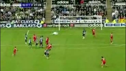 Newcastle Vs Liverpool Steven Gerrard 1st Goal