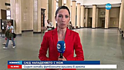 Оставиха в ареста феновете, пребили момчета в София