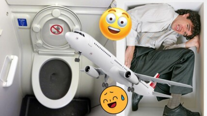 Пътник, прекарал целия си полет във WC, получи мистериозна бележка от стюардеса!ВИЖТЕ Я! 😲🧐