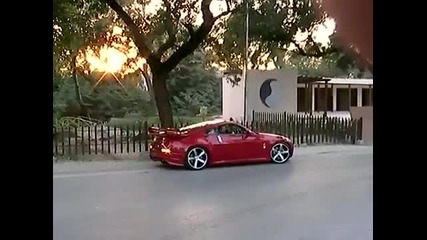 350z прави як дрифт на улицата