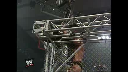 W W F Raw is War 5.1.2000 - The Rock vs Shane Mcmahon [мач в клетка]