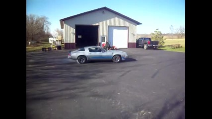 1981 chevy camaro burnout