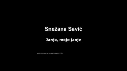 Snezana Savic - Janje, moje janje