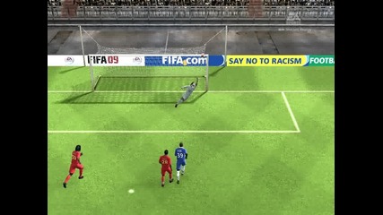 Мой красив гол на Fifa 09 с Джон Тери срещу Португалия в мрежа