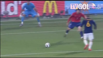 Chile 0 - 2 Spain 