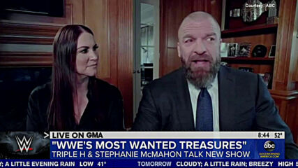 Stephanie McMahon and Triple H talk “Treasures” on “GMA”