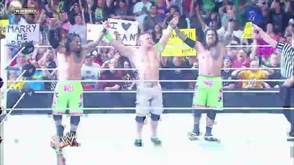 John Cena gets a little help - Wwe Raw Slam of the Week 5/12