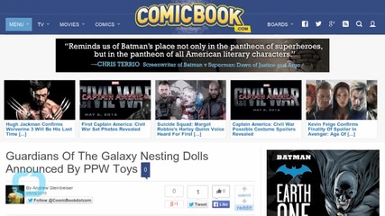 Guardians Of The Galaxy Nesting Dolls Announced By PPW Toys