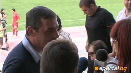 Димитър Борисов след мача с локомотив (пд)