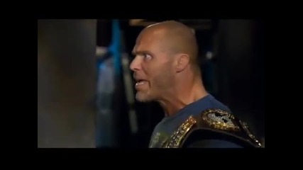 Jeff Hardy and Kurt Angle backstage