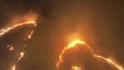 КАДРИ ОТ ДРОН: Вижте мащабите на пожарите засегнали Хаваите (ВИДЕО)