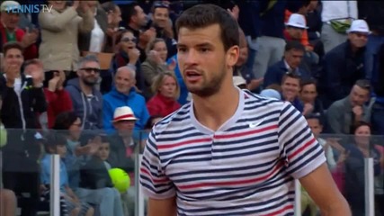 Rome 2014 - What a Shot From Grigor Dimitrov