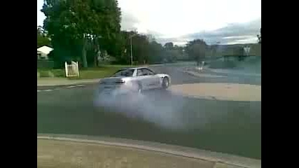 Street drift с Nissan 