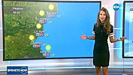 Прогноза за времето (20.08.2017 - обедна емисия)