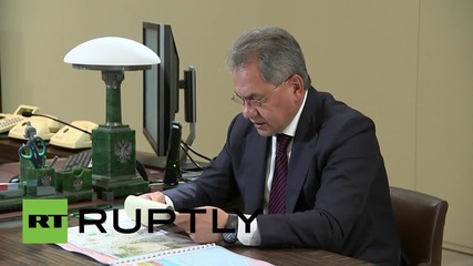 Russia: Russian navy joins fight against ISIS - DM Shoigu tells Putin
