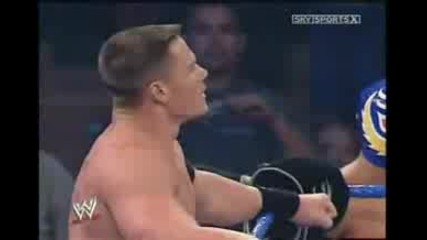 Wwe - Rey Mysterio,  Rvd and Cena vs Suzuki,  Dupree and Booker T