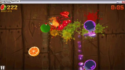 Fruit ninja - gameplay