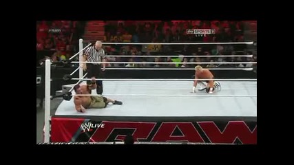 Wwe Raw 26.11.2012 John Cena Vs Dolph Ziggler Part 2