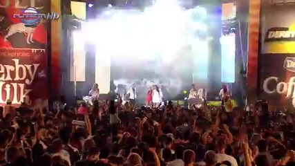 Преслава и Елена - Пия за тебе (live) - Планета Дерби 2010