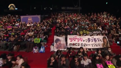 Shinee - Dream Girl + Green Rain @ Mbc Drama Awards 2013