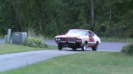 1972 Old 442 Burnout