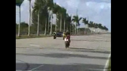 Bikes vs Toyota Supra