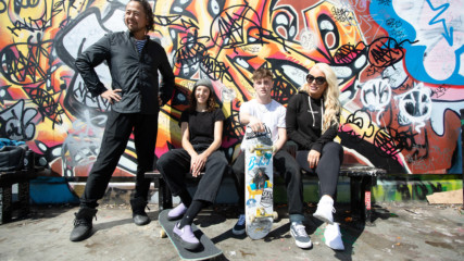 Shinsuke Nakamura & Mandy Rose hit the skate park in London
